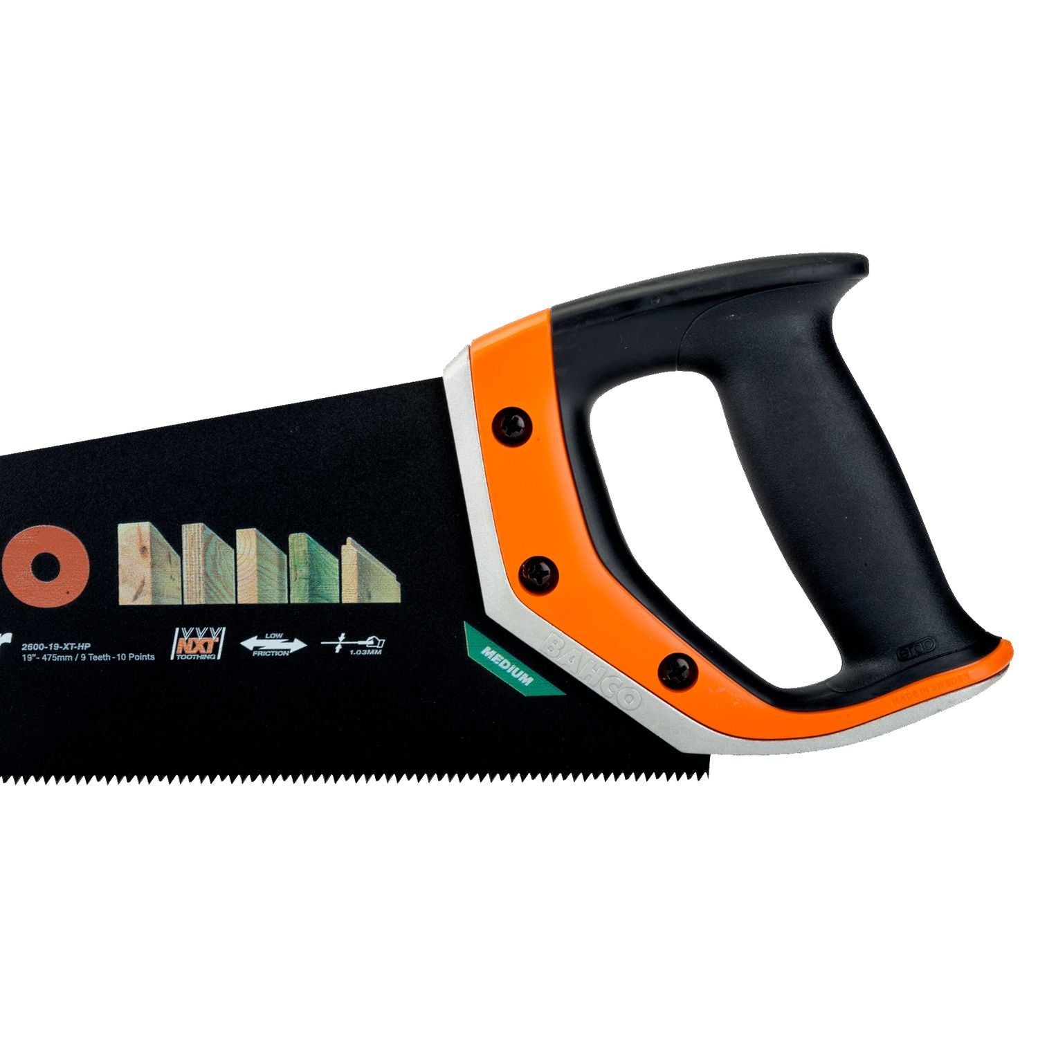 Bahco Handzaag ERGO™ Superior™ 475mm 9/10T - 2600-19-XT-HP