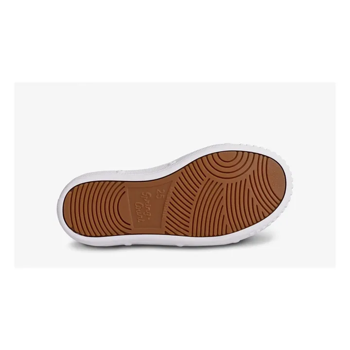 Spring Court Baskets Basses Scratchs G2 Canvas | Bleu