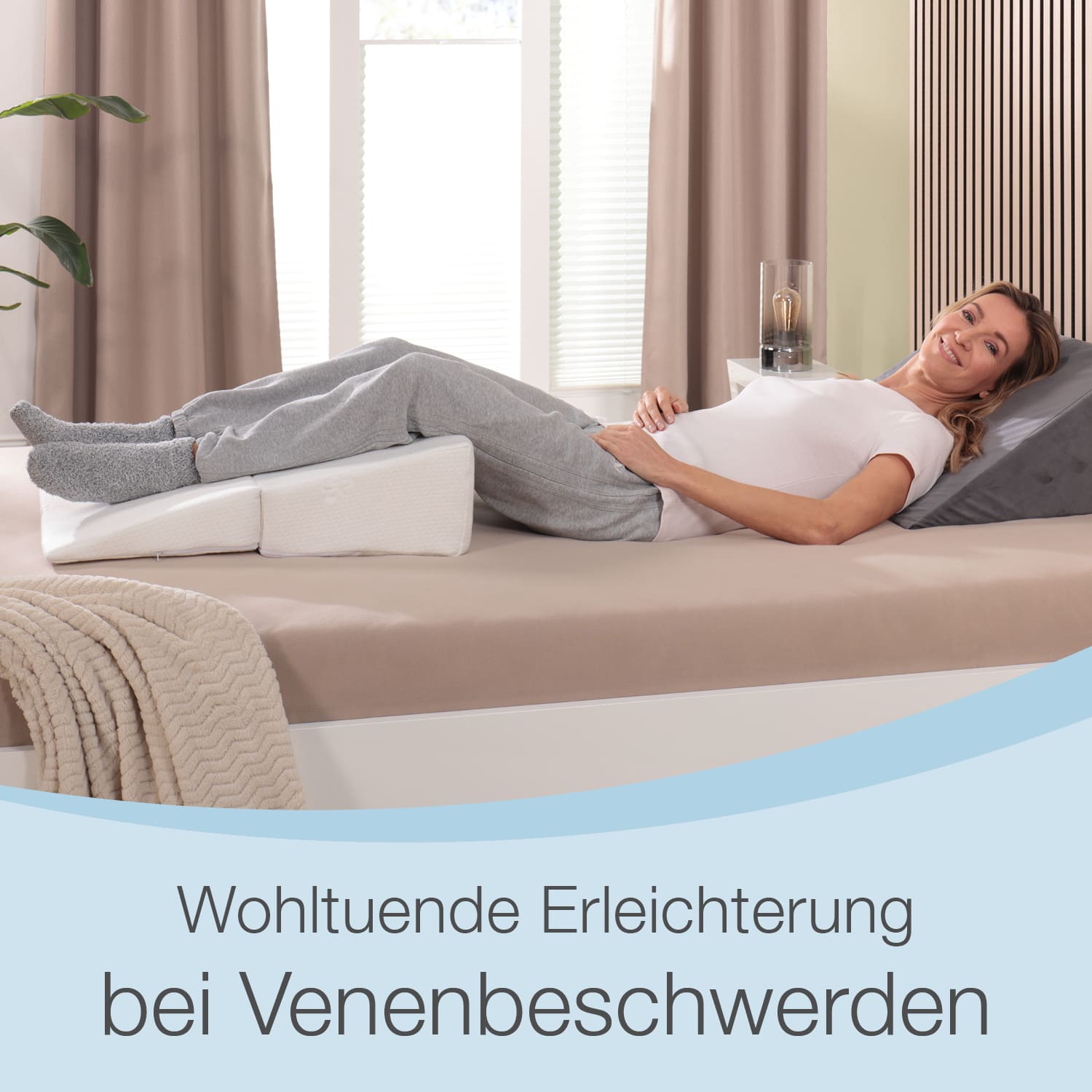 aktivshop Bett und Sofa Keilkissen faltbar