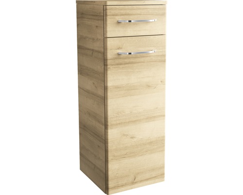 Middelhoge kast FACKELMANN Milano knoestig eiken 30 cm breed