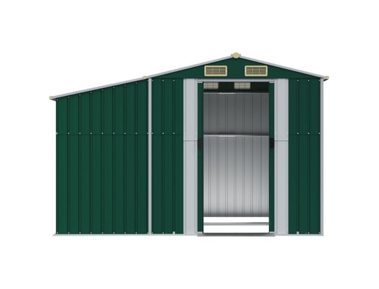 VIDAXL - Abri de jardin vert 277x192,5x179 cm acier galvanisé
