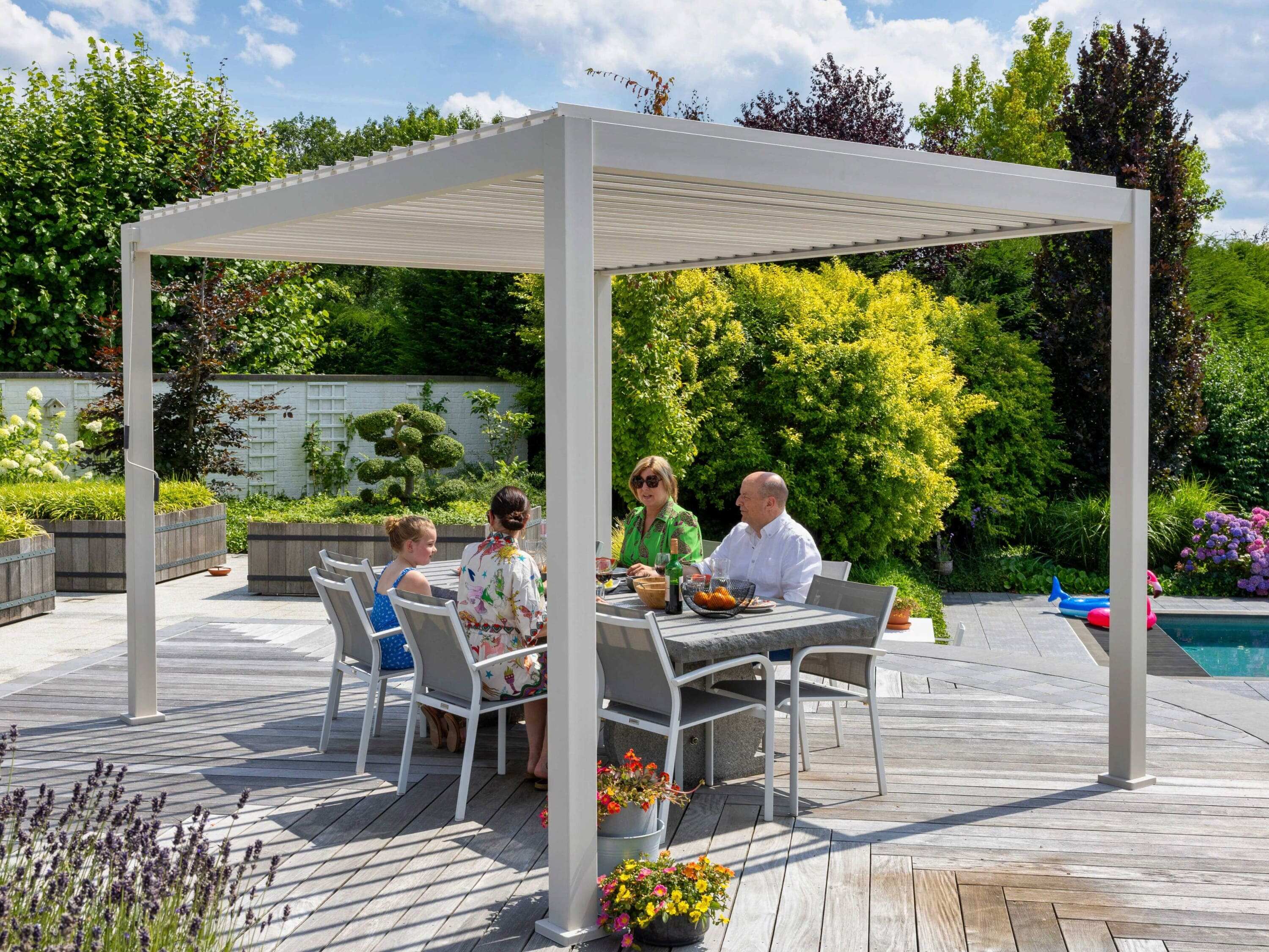 Mirador Deluxe 300 x 400 cm overkapping - grijs