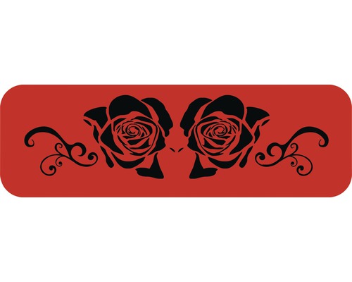 Decoratieve sjabloon rozen 56 x 43 cm