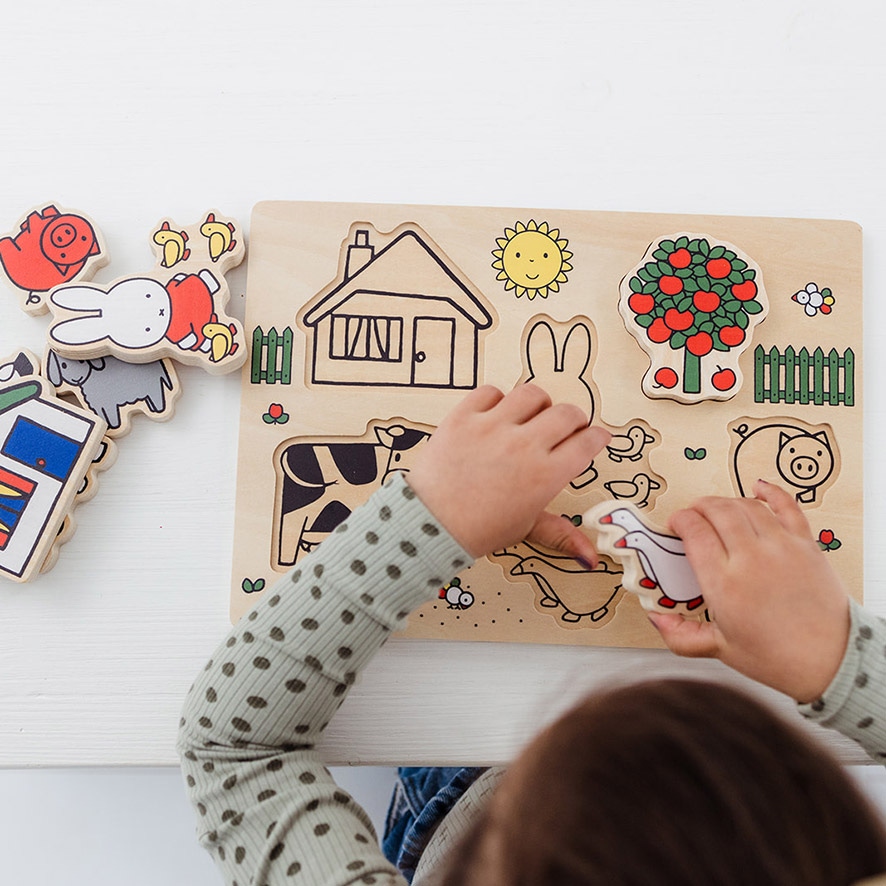 Nijntje houten puzzel multi