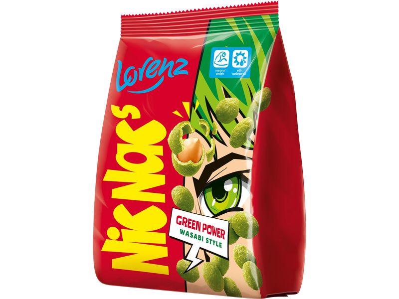 Lorenz Nic Nac's Wasabi 110 g Erdnüsse mit Wasabi-Kick