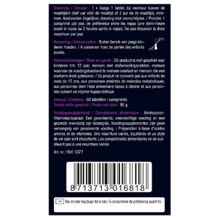 Lucovitaal L-Lysine 1000mg Tabletten 60ST