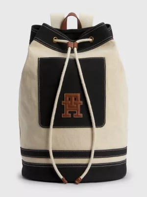 Bolsa de viagem Tommy Hilfiger x Vacation com monograma e cordão