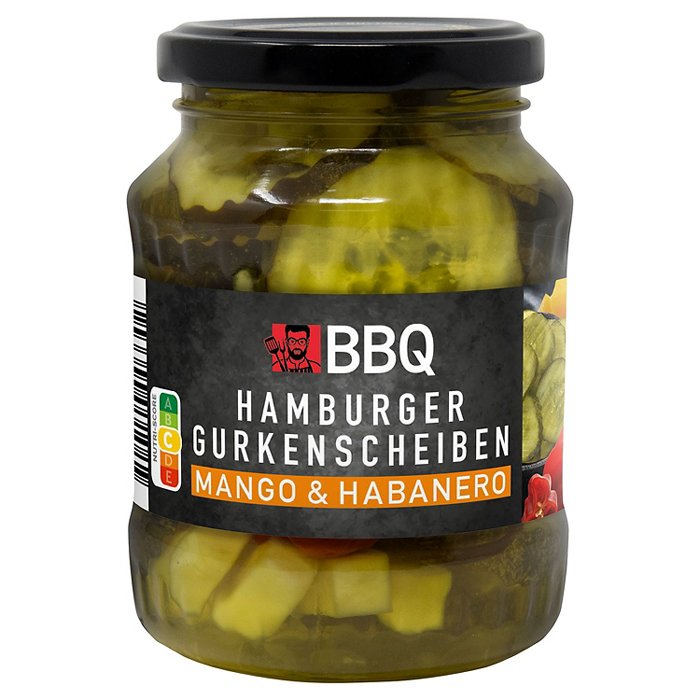 BBQ Gurkenscheiben 190 g, Mango & Habanero