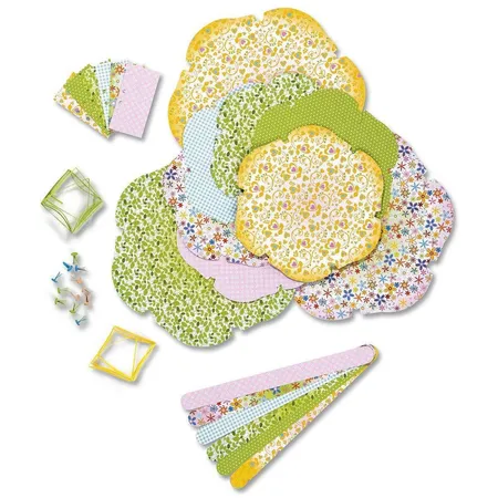 Folia Geschenkkörbchen Bastelset für 9 Körbchen mit einfachem Stecksystem