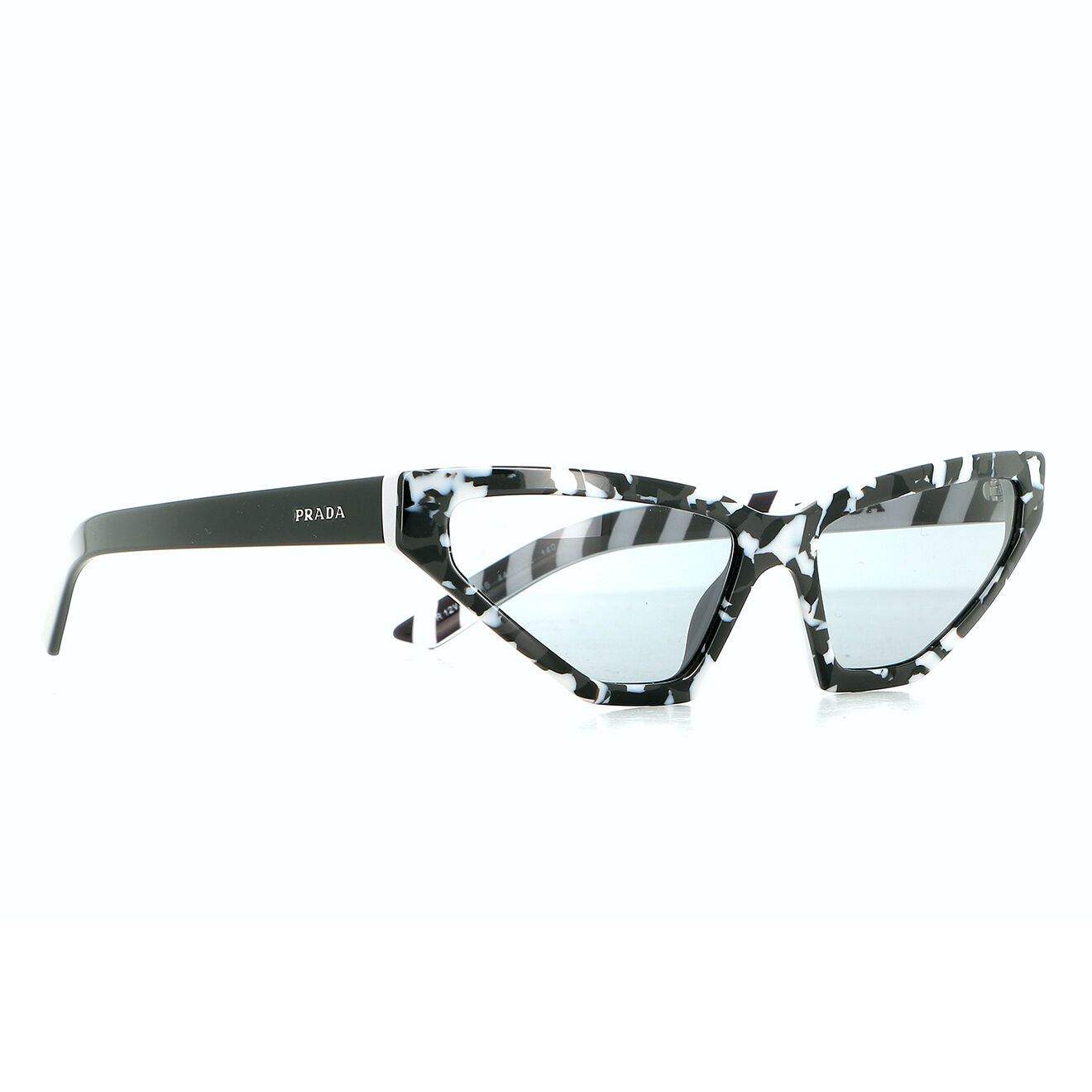 Prada Lunettes de soleil prada plastique noir/gris Parfait état - 15x15 cm