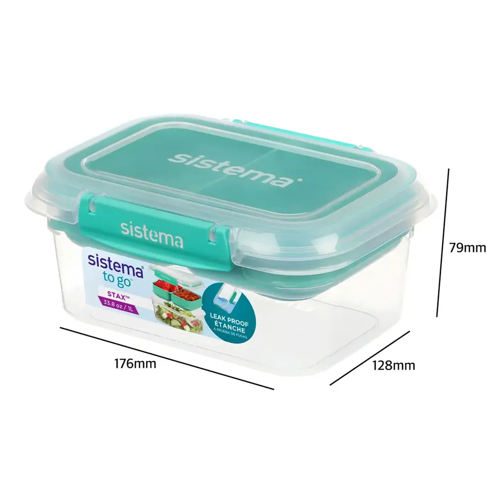 Sistema Stax Rectangle To Go 1 L - 1 stk.