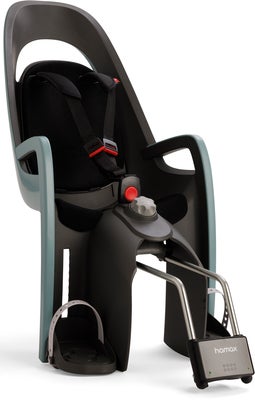 Hamax CARESS Sykkelsete med Låsbart Rammefeste, Green/Black