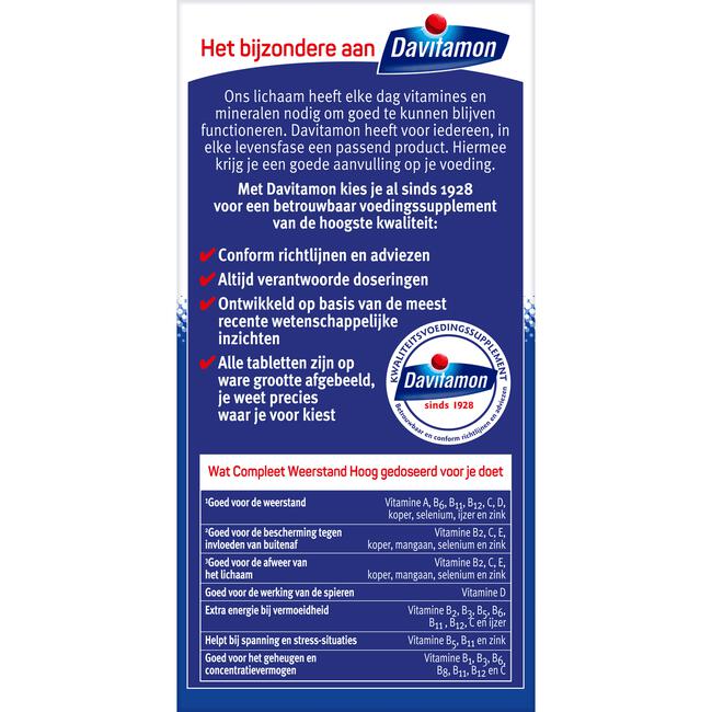 Davitamon Compleet Weerstand Forte Met VitamineC & D dragees
