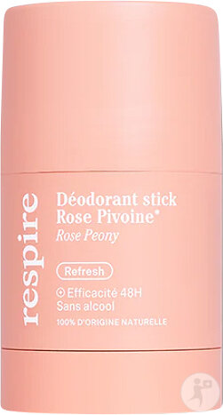 Respire Déodorant 48h Rechargeable Rose Pivoine Stick 50g