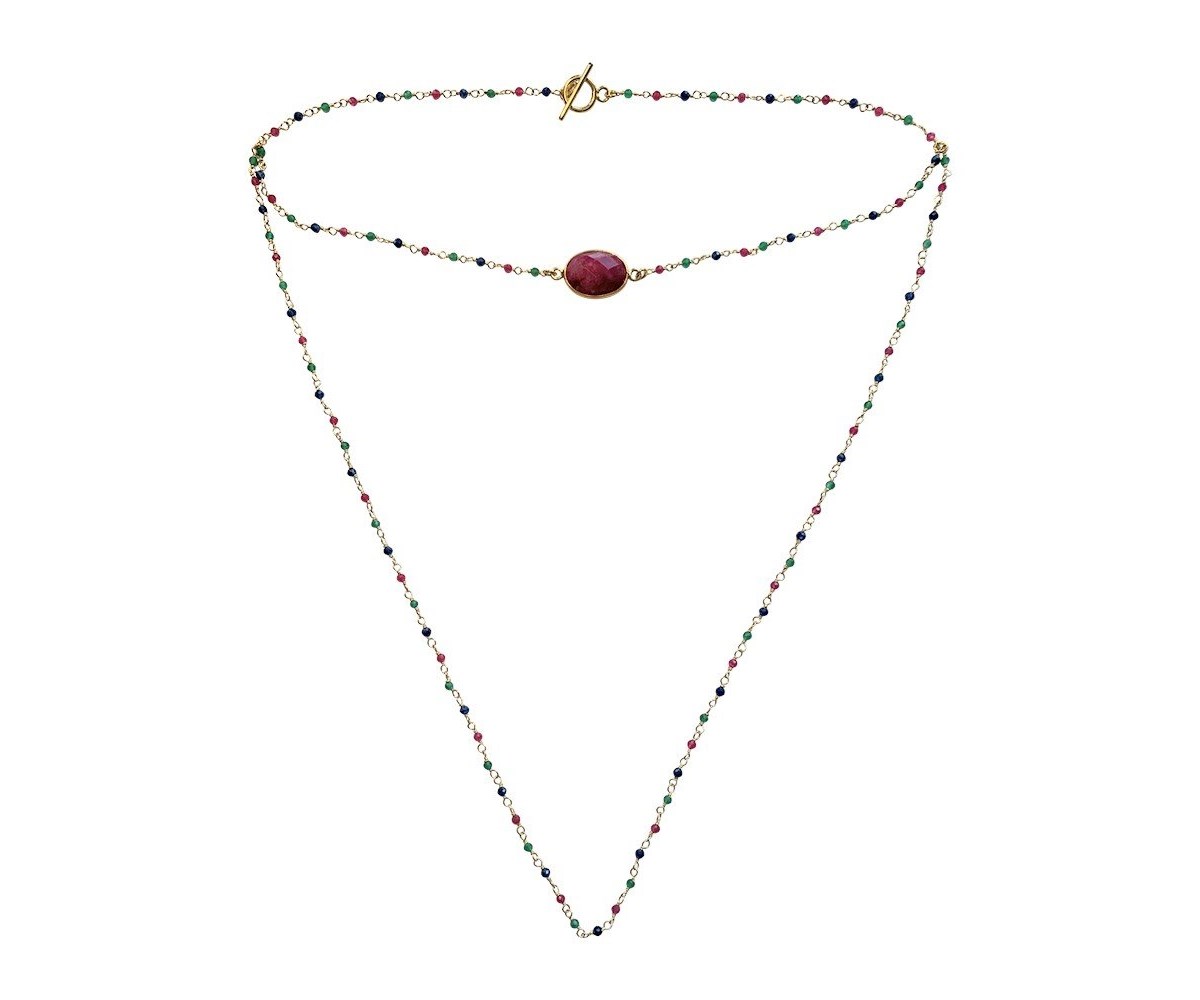 Collier bijou de dos/recto verso Iyengar