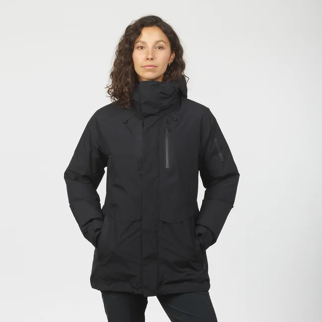 PATROLLER GORE-TEX DOWN  Parka en duvet à capuche pour femme DEEPBLACK