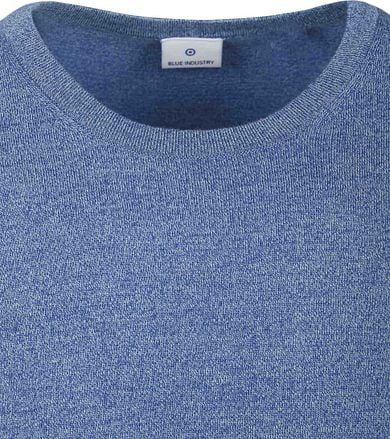 Blue Industry Knitted T-Shirt Melange Blauw KBIS24-M17-COBALT kopen
