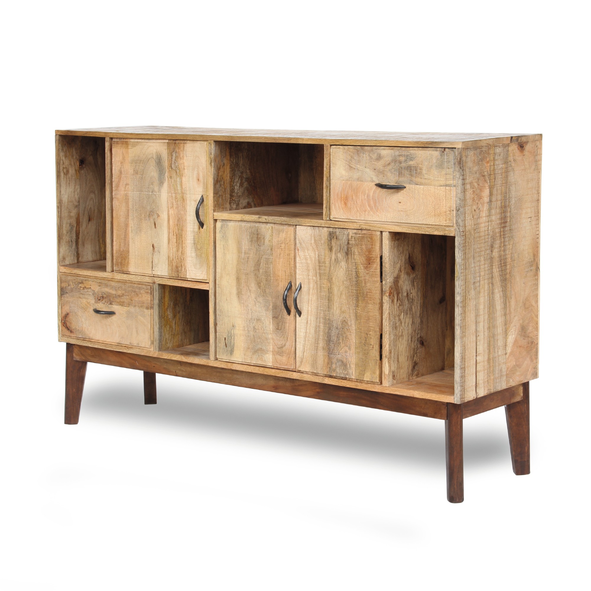 Sideboard 'Berkhood', natur, braun, B 145 cm, H 91 cm, T 35 cm von fischer's lagerhaus