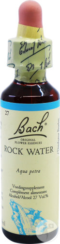 Fleurs De Bach Remedie 27 Rock Water/Eau De Roche 20ml
