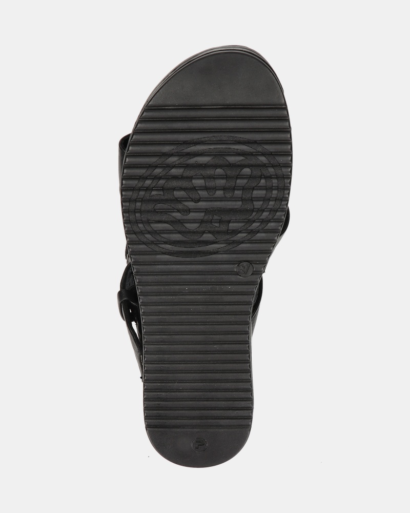 Shabbies Amsterdam Maro Sandalen  - zwart