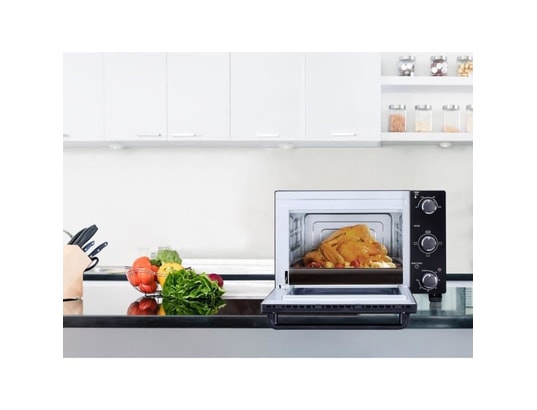 CONTINENTAL EDISON - Cemf22b - minifour électrique 22l noir - 1300w - rotissoire...