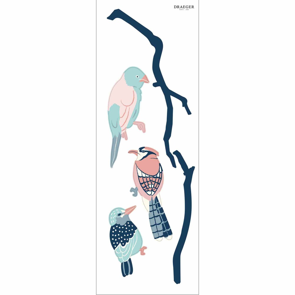 Sticker mural - oiseaux et branches