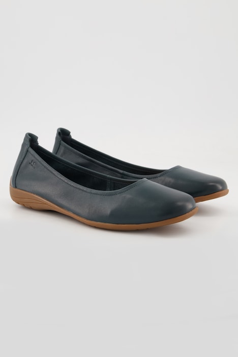 Josef Seibel Leder-Ballerinas, Lederfutter, Weite H