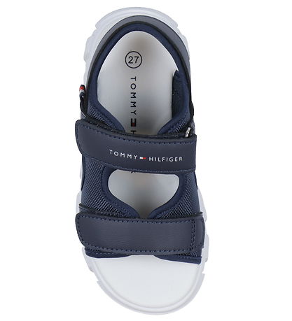 Tommy Hilfiger Sandalen - Klettband - Blau
