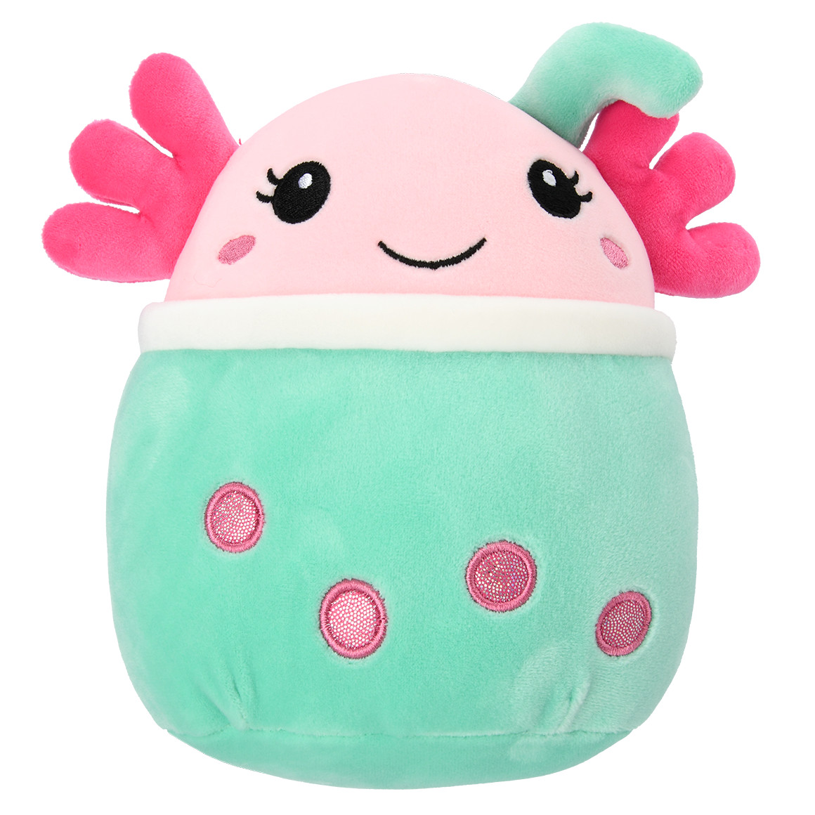Topolino Candy World Plüschtier mit Gesicht rosa / türkis