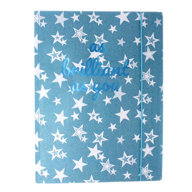 Gummizugmappe - Metallic -  DIN A4  - 1 Stück