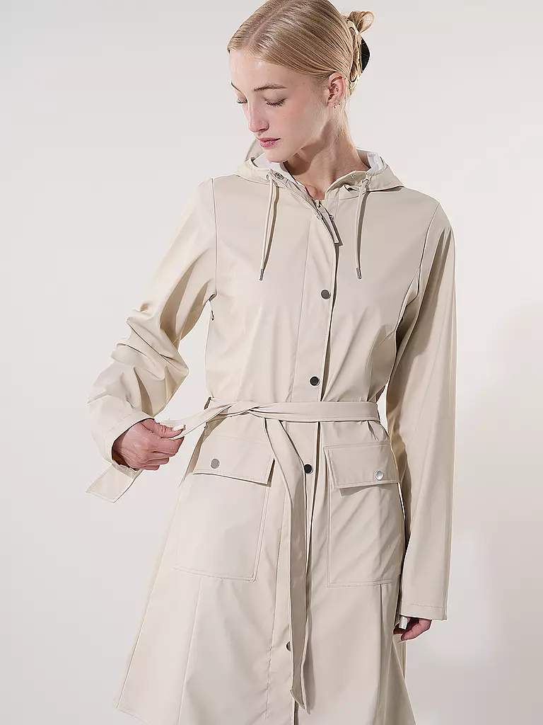 RAINS Regenjacke CURVE W JACKET  beige