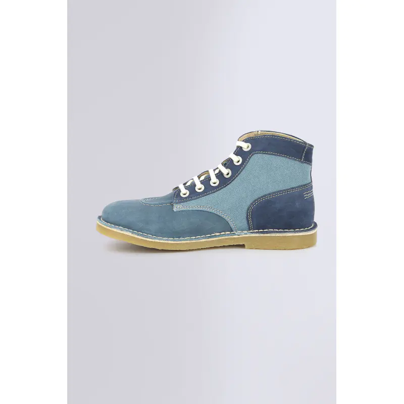 Kicklegend Bleu BOTTINES Cuir Homme