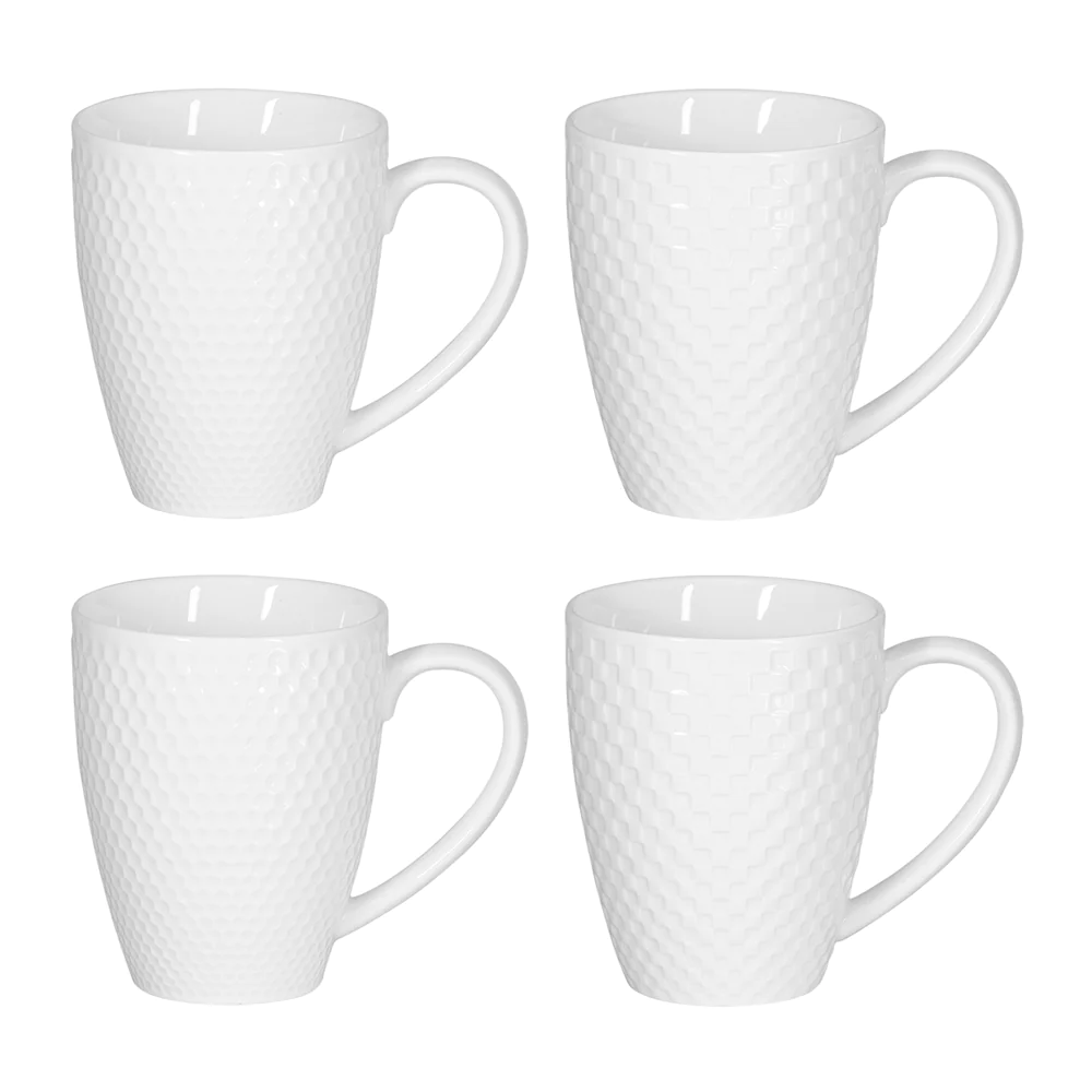 Coffret de 4 mugs Snow white 35 cl Table passion