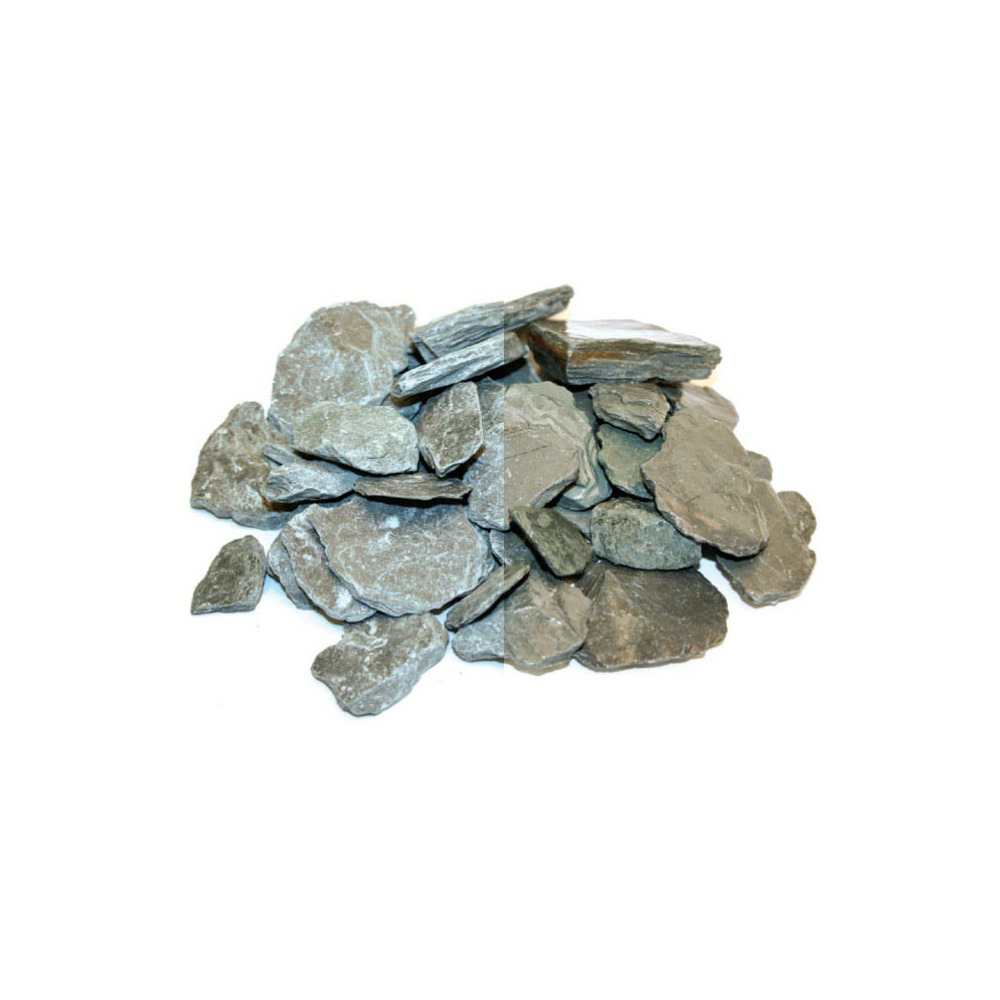 Paillis d'ardoises gris vert argenté 30/60 unitaire