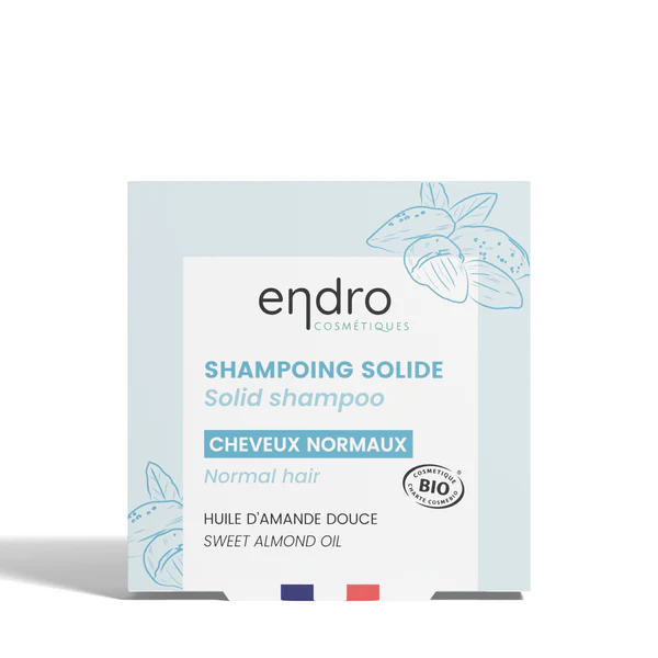 Endro Shampoing Solide Cheveux Normaux 85 mL