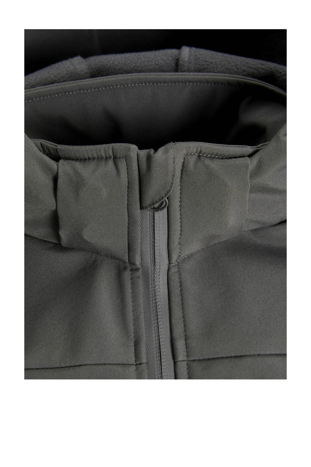 JACK & JONES JUNIOR softshell jas grijs