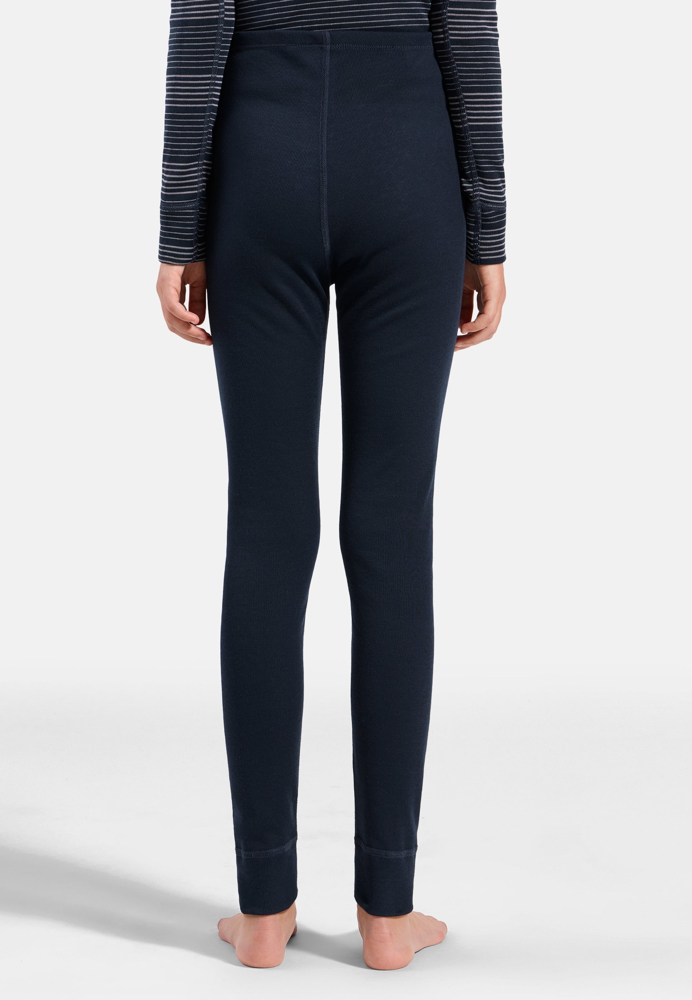 Active Warm Base layer Set in dark sapphire - gray ridge