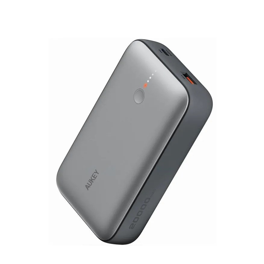 (20W) Spark Mini 20000mAh Powerbank USB C / USB A Ladegerät Power Delivery Quick Charge (PB-Y57 GR) - Grau
