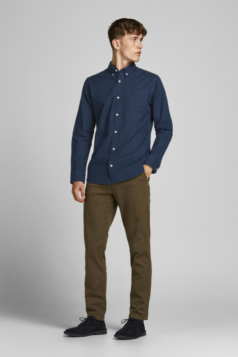 Jack & Jones blauwe heren overhemd