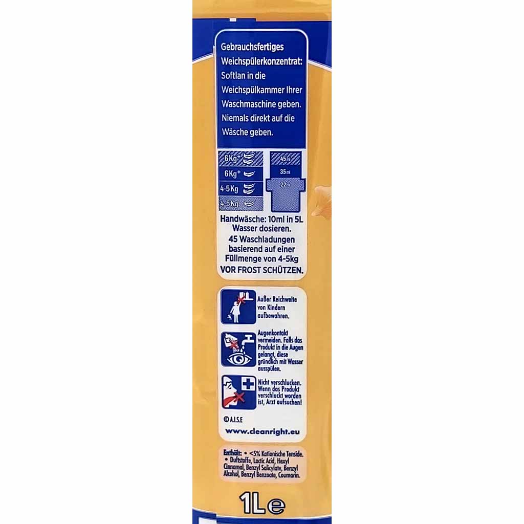 Softlan Ultra Weichspüler Vanille & Orchidee 1L