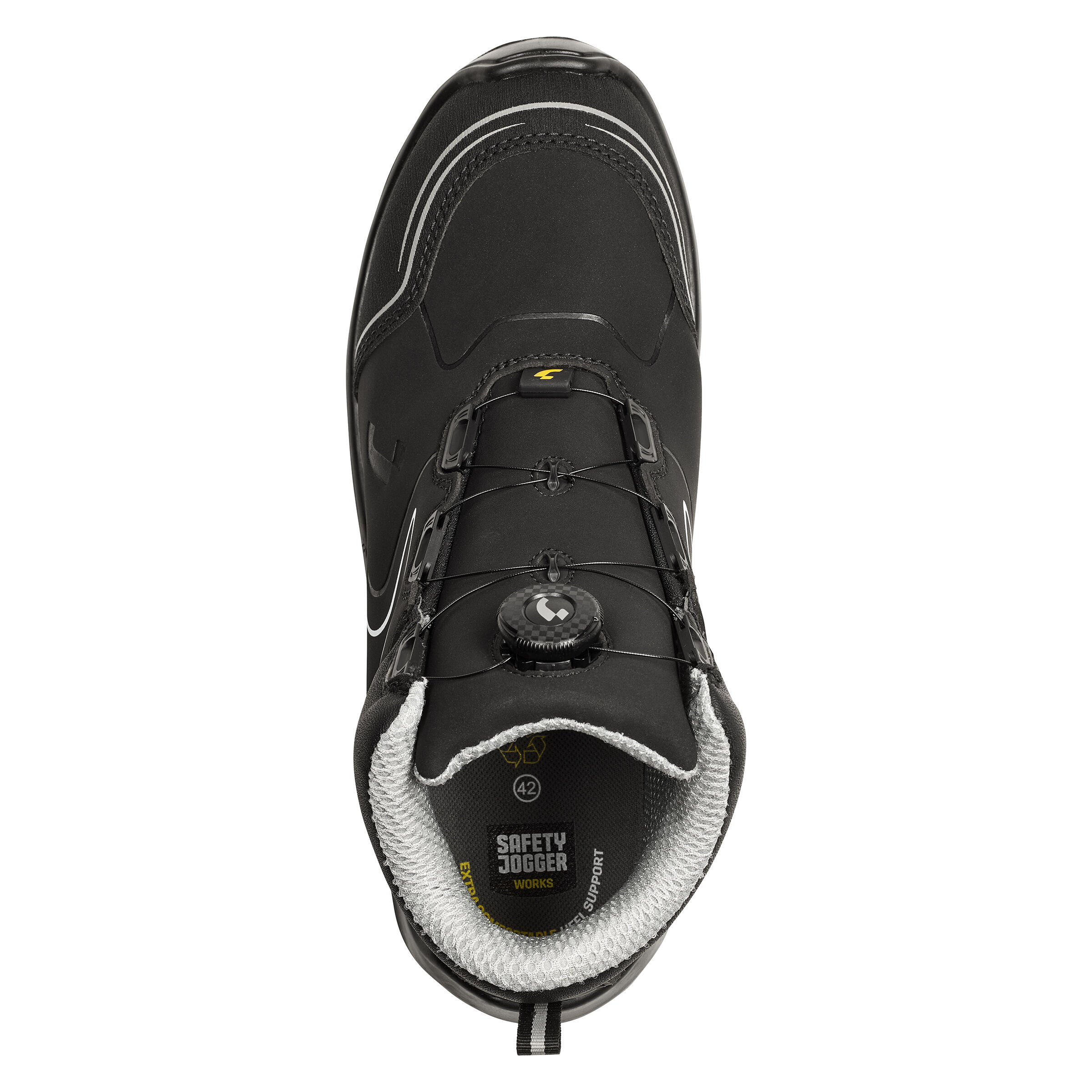 Safety Jogger Flow SI04 Mid - Werkschoenen - Zwart - 35