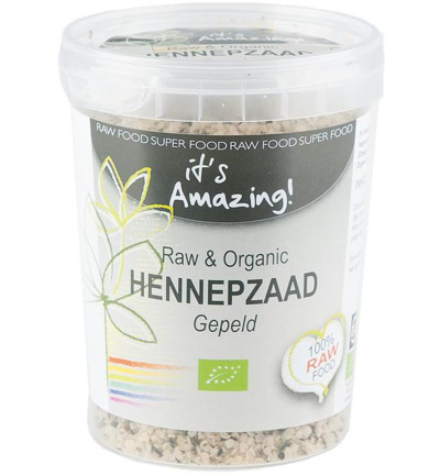 It’S Amazing Raw & Organic Hennepzaad Gepeld Bio (250 gr)