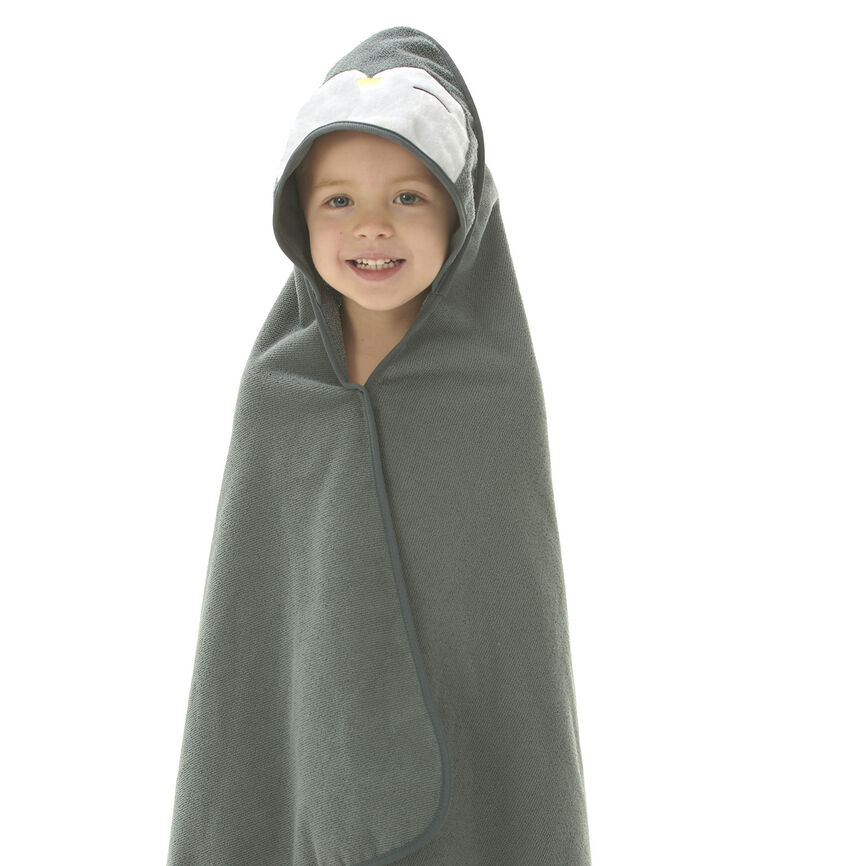 Aroma Kids håndkle med hette pingvin