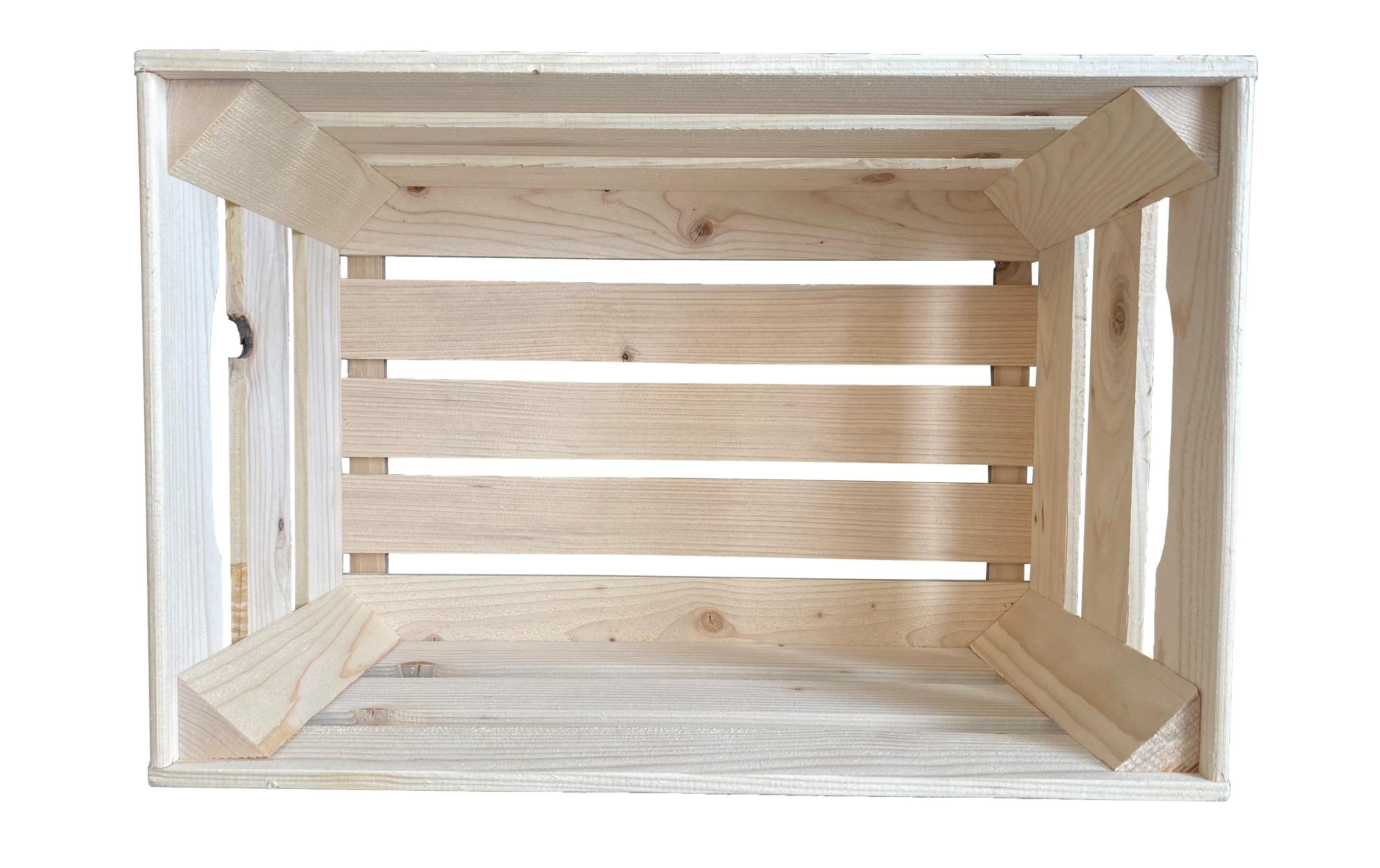 Obstharasse Fichte / Tanne, 60 x 40 x 30 cmObstkiste aus unbehandeltem Holz