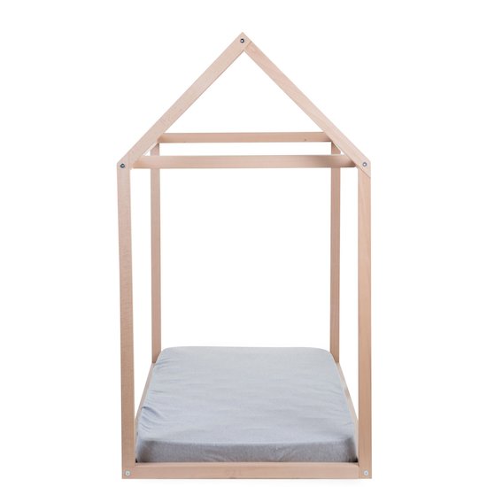 Petite maison lit cabane 70x140   Naturel        de               Childhome