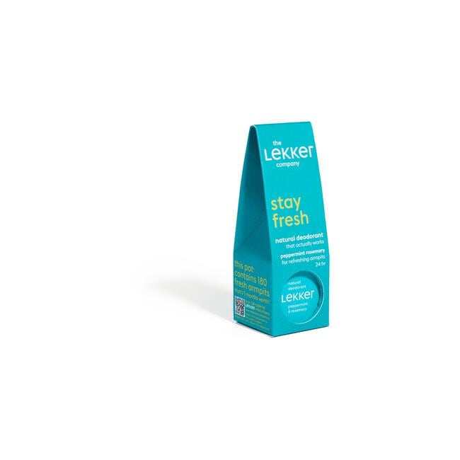The Lekker Company Pepermunt & Rozemarijn Deodorant Crème 30 gram