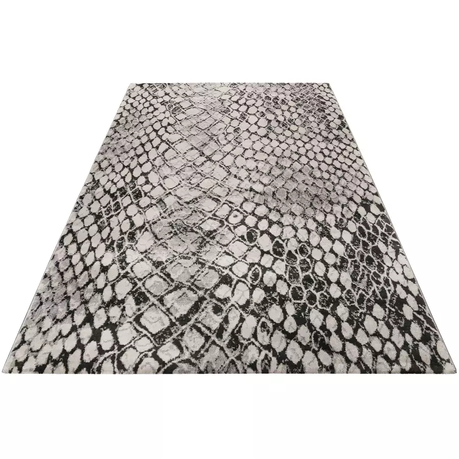 Wecon home Kurzflorteppich Snake grau