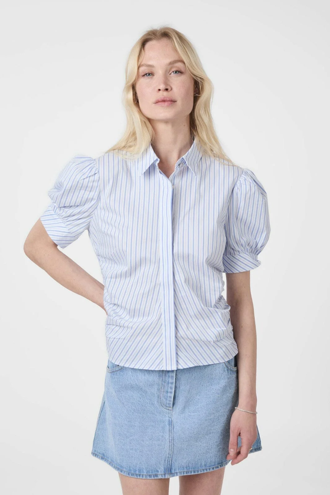 Neo Noir Frannie Stripe Shirt 165556