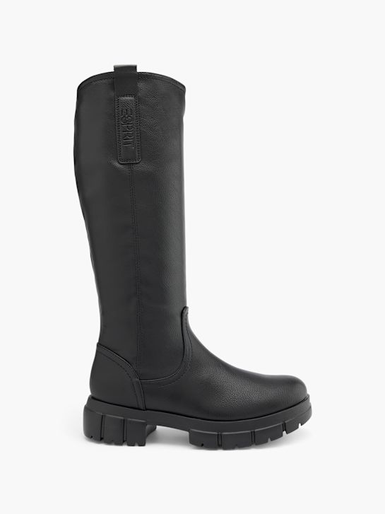 ESPRIT Hoher Stiefel Schwarz