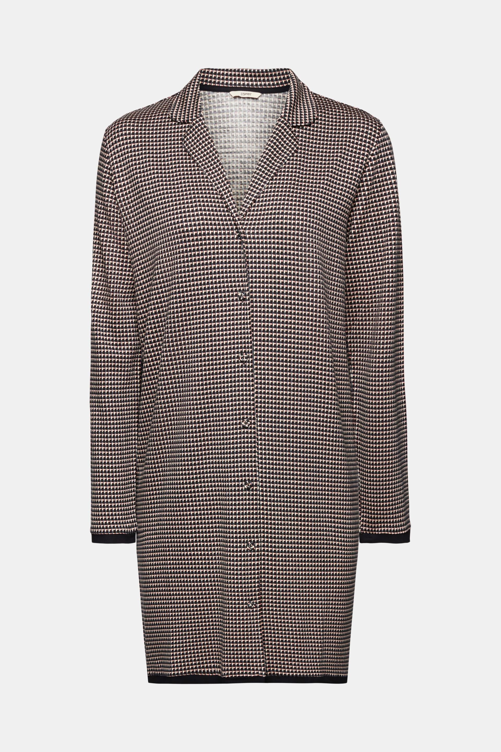 Chemise de nuit à motif all-over